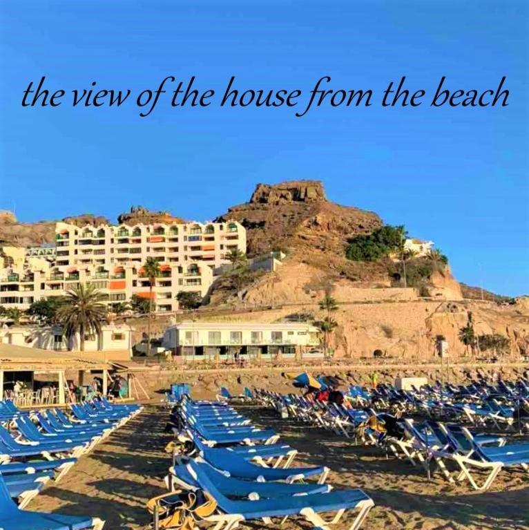 Mgt - Appartamento Sulla Spiaggia Con Terrazza Romantica Puerto Rico  Ngoại thất bức ảnh