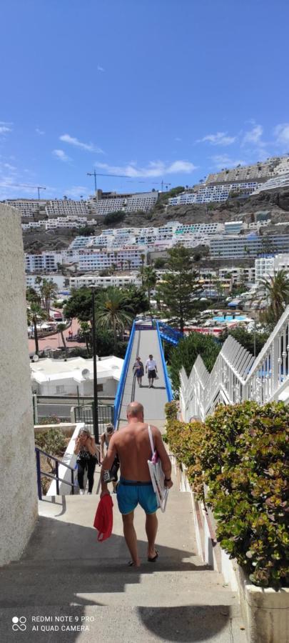 Mgt - Appartamento Sulla Spiaggia Con Terrazza Romantica Puerto Rico  Ngoại thất bức ảnh
